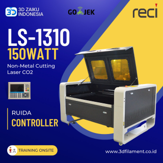 Zaiku CO2 Laser Cutting LS-1310 150 Watt Laser CO2 with Ruida Control